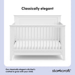 solstice white crib style callout
