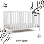 morningside white crib with black doodles overlaid on image
