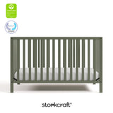 morningside olive crib with GGG and PTPA logo on top left