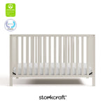 morningside frosted oat crib with GGG and PTPA logo on top left
