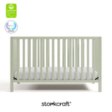 morningside sage crib with GGG and PTPA logo on top left