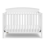 graco benton white crib front view