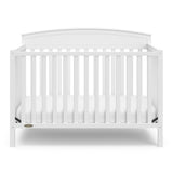 graco benton white crib front view
