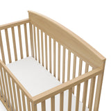 graco benton driftwood crib top view