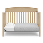 graco benton driftwood crib toddler bed conversion without guardrails