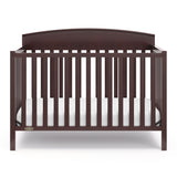graco benton espresso crib front view