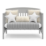 graco benton pebble gray crib daybed conversion