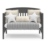graco benton gray crib daybed conversion