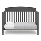 graco benton gray crib toddler bed conversion without guardrails