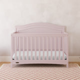 graco paris blush crib in nursery