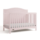 paris blush crib angle view