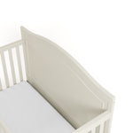 paris frosted oat crib top view