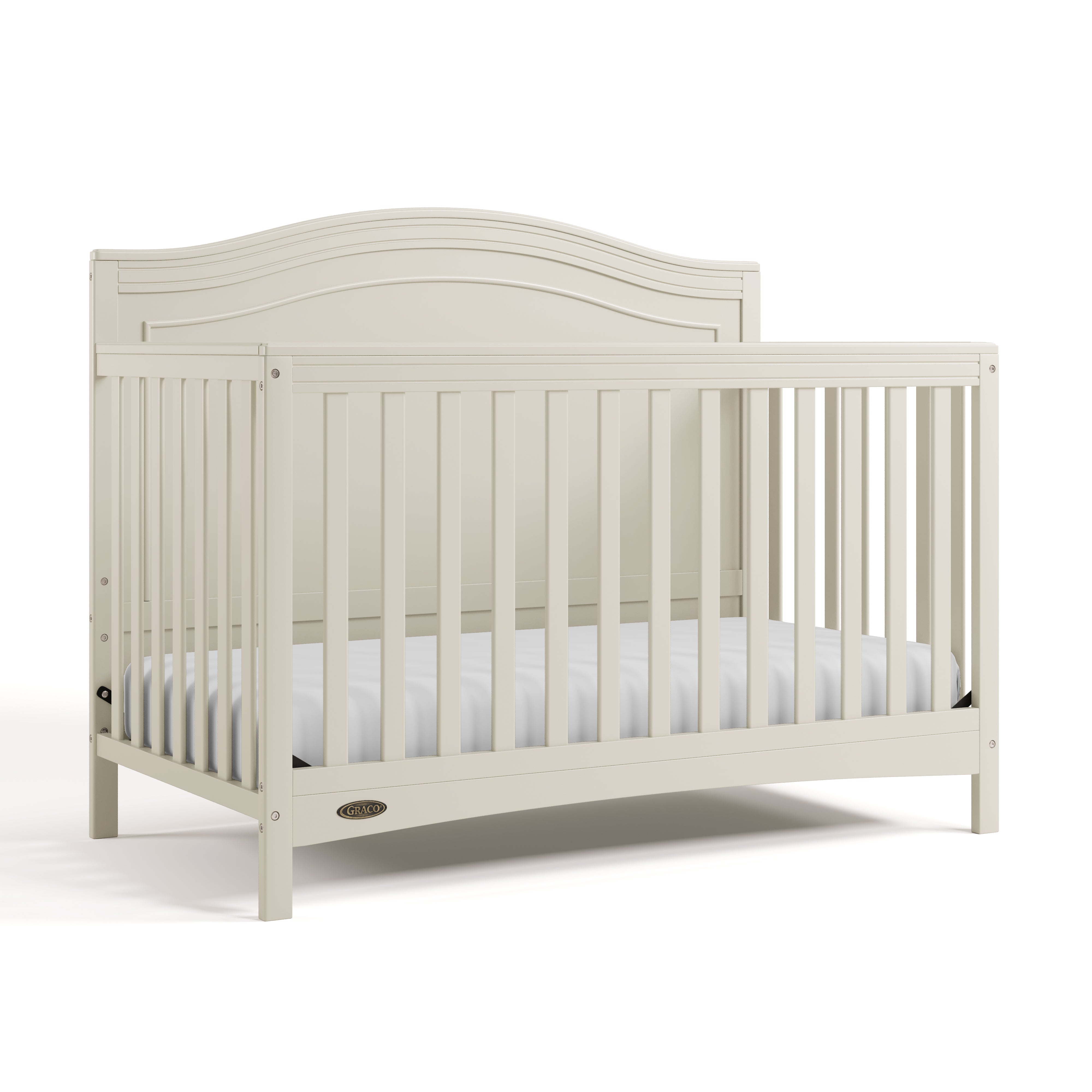 paris frosted oat crib angle view
