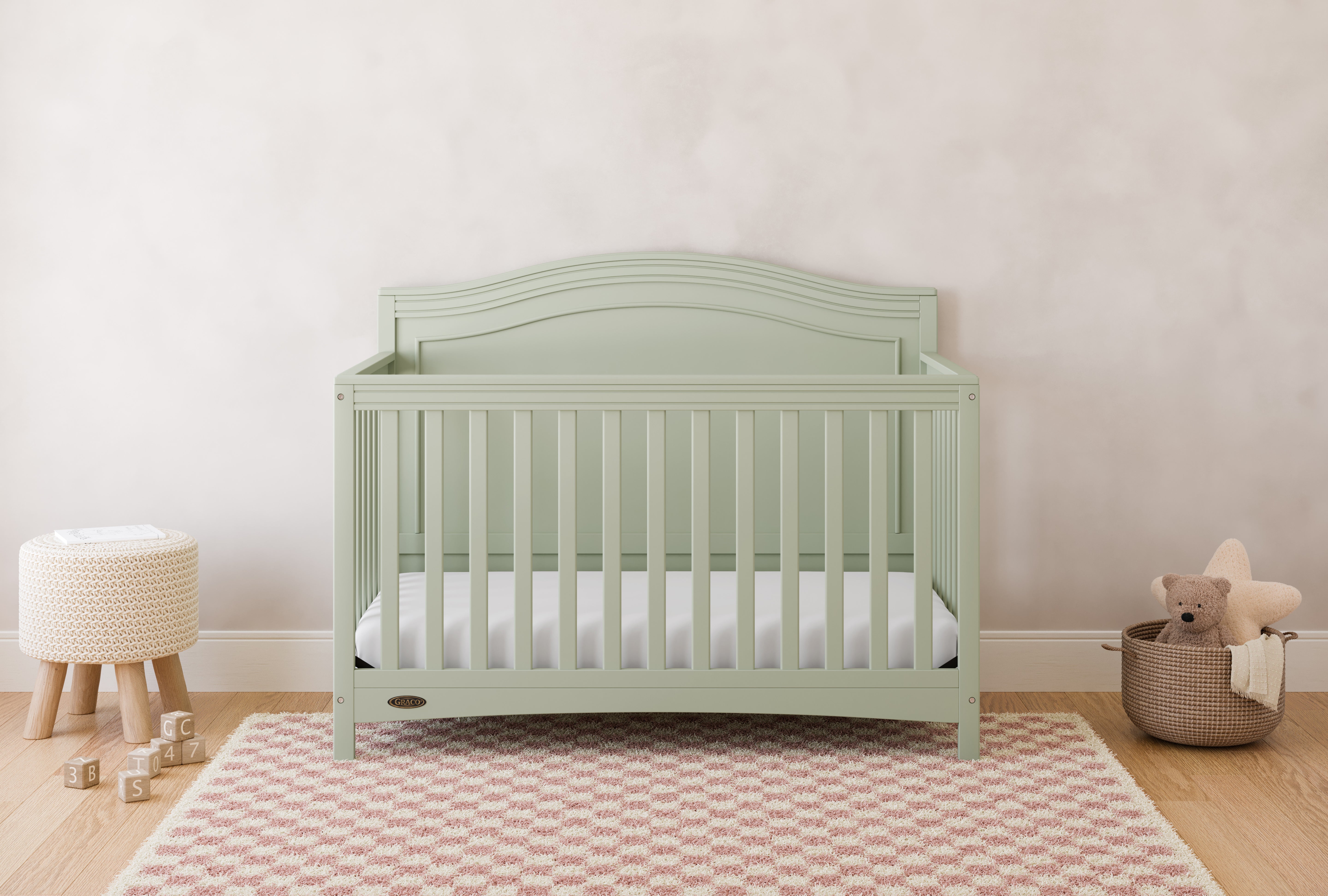graco paris sage crib in nursery