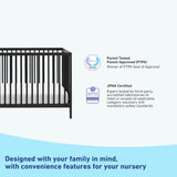 graco teddi black crib certifications callout