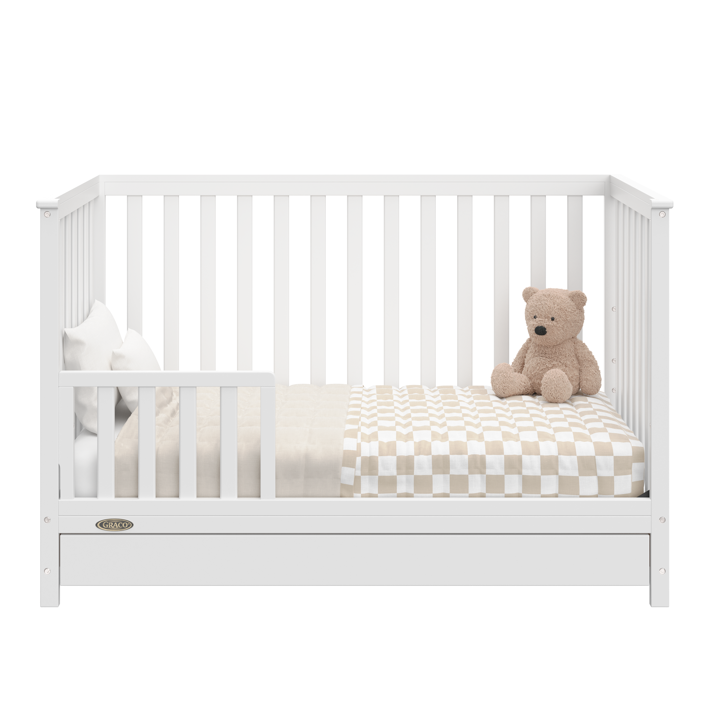 Graco® Tristan™ Convertible Crib With Drawer.