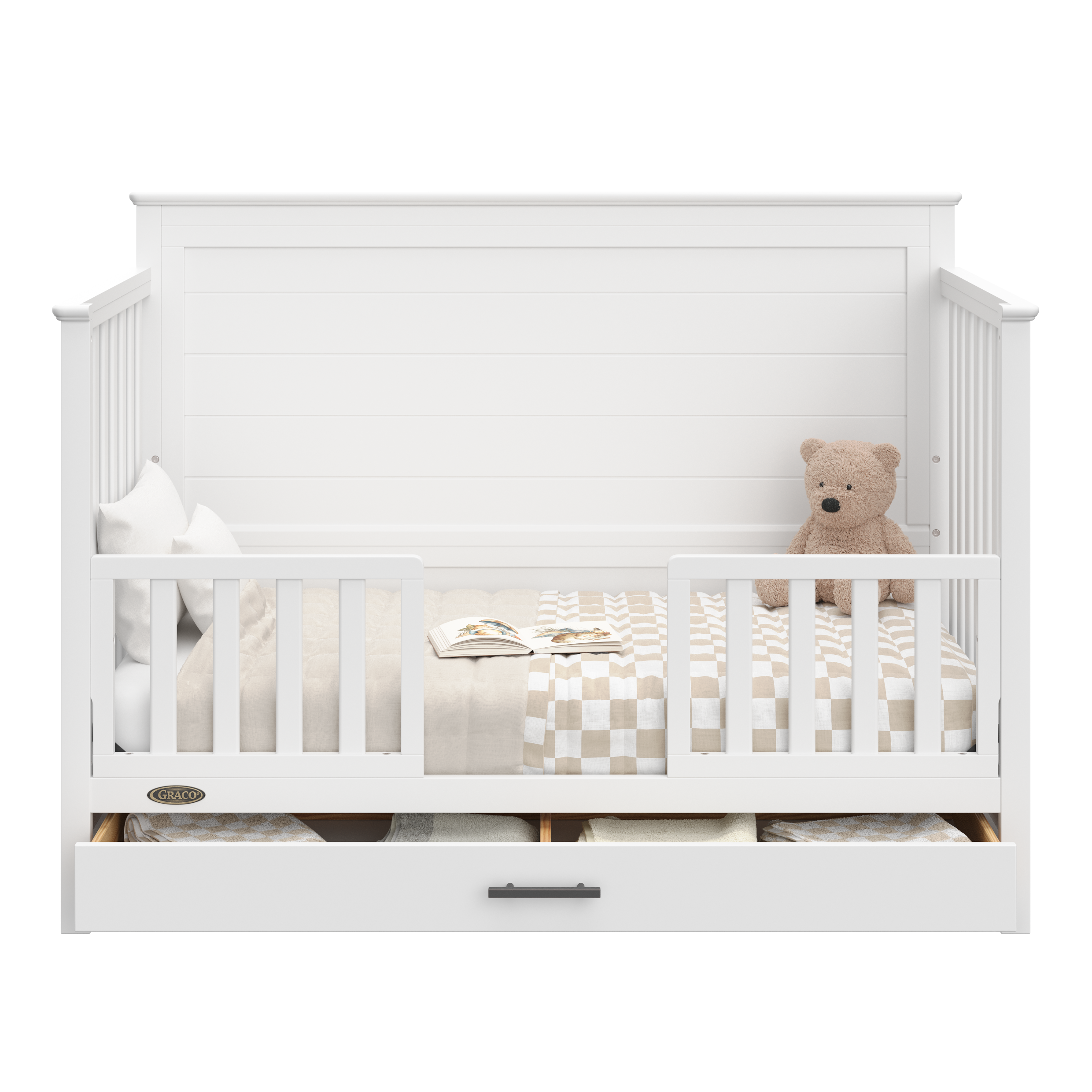Graco® Tristan™ Convertible Crib With Drawer.