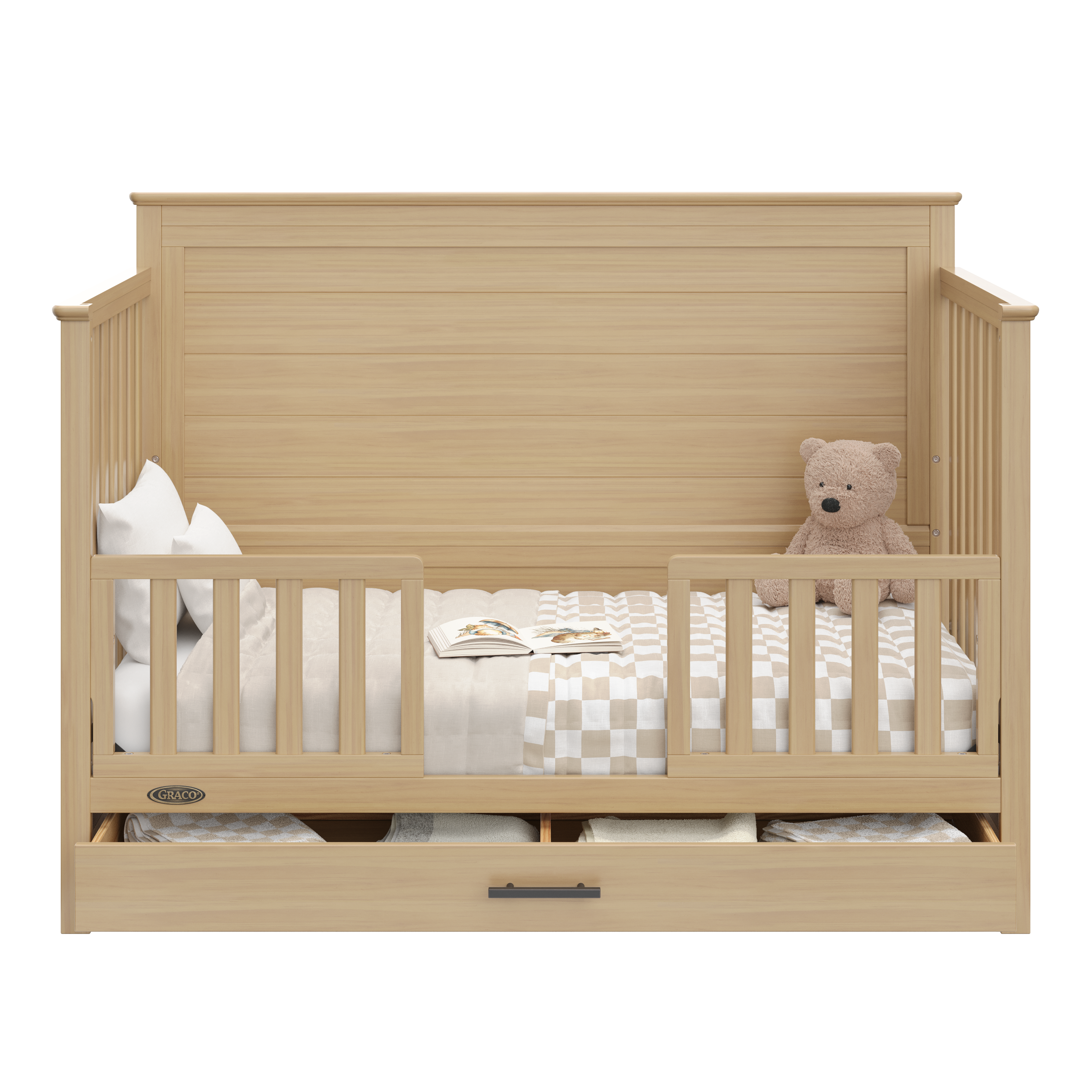 Graco® Tristan™ Convertible Crib With Drawer.