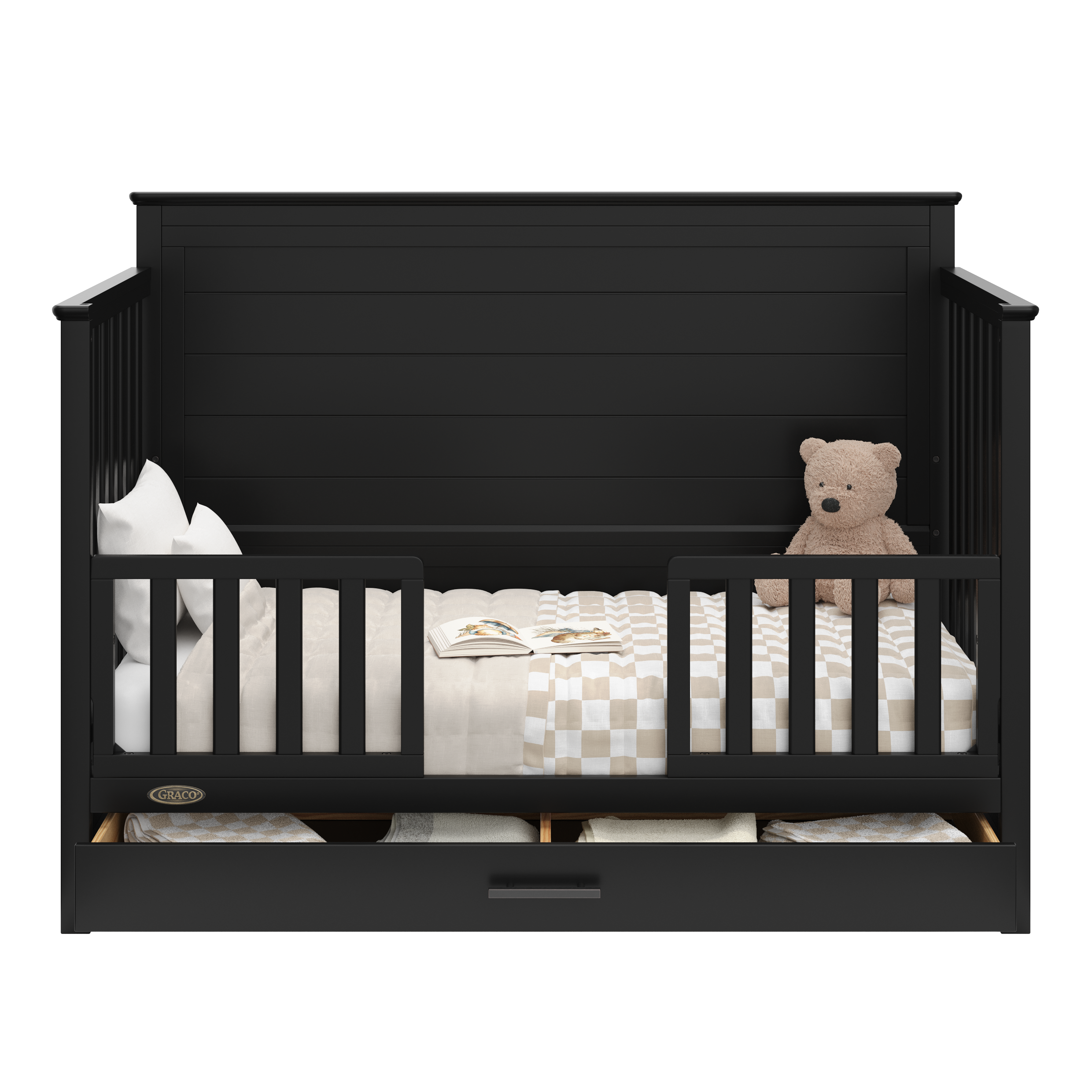 Graco® Tristan™ Convertible Crib With Drawer.