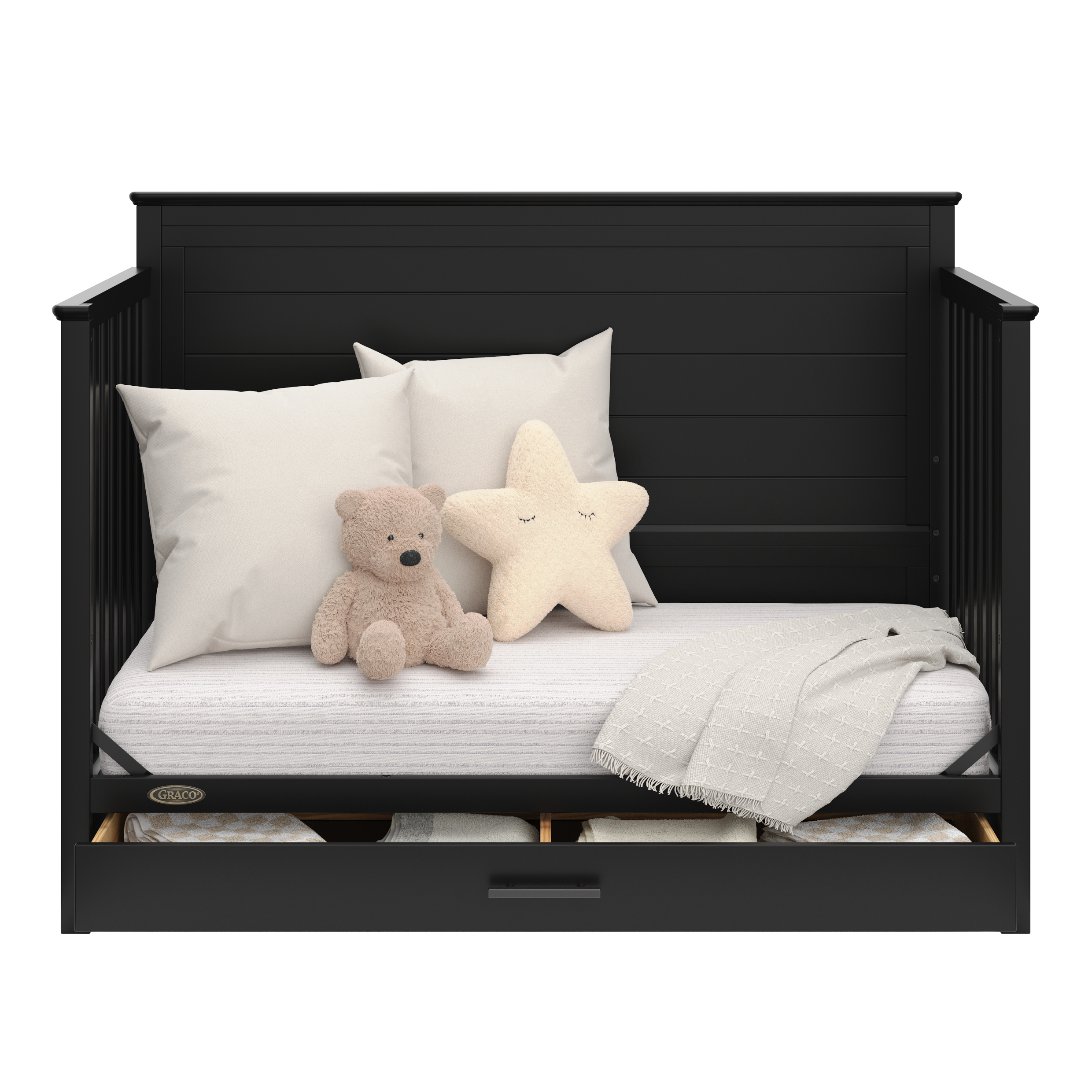 Graco® Tristan™ Convertible Crib With Drawer.