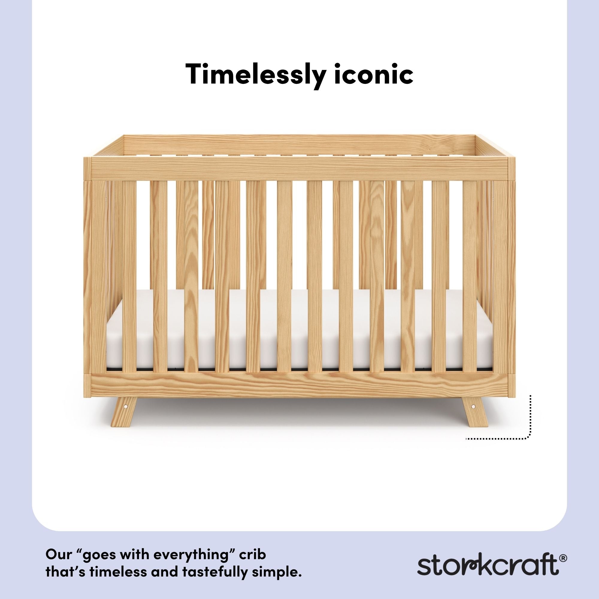 Beckett natural crib style callout