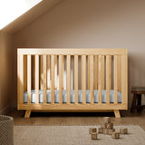 Beckett natural crib in nursery
