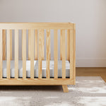 storkcraft beckett natural crib in nursery