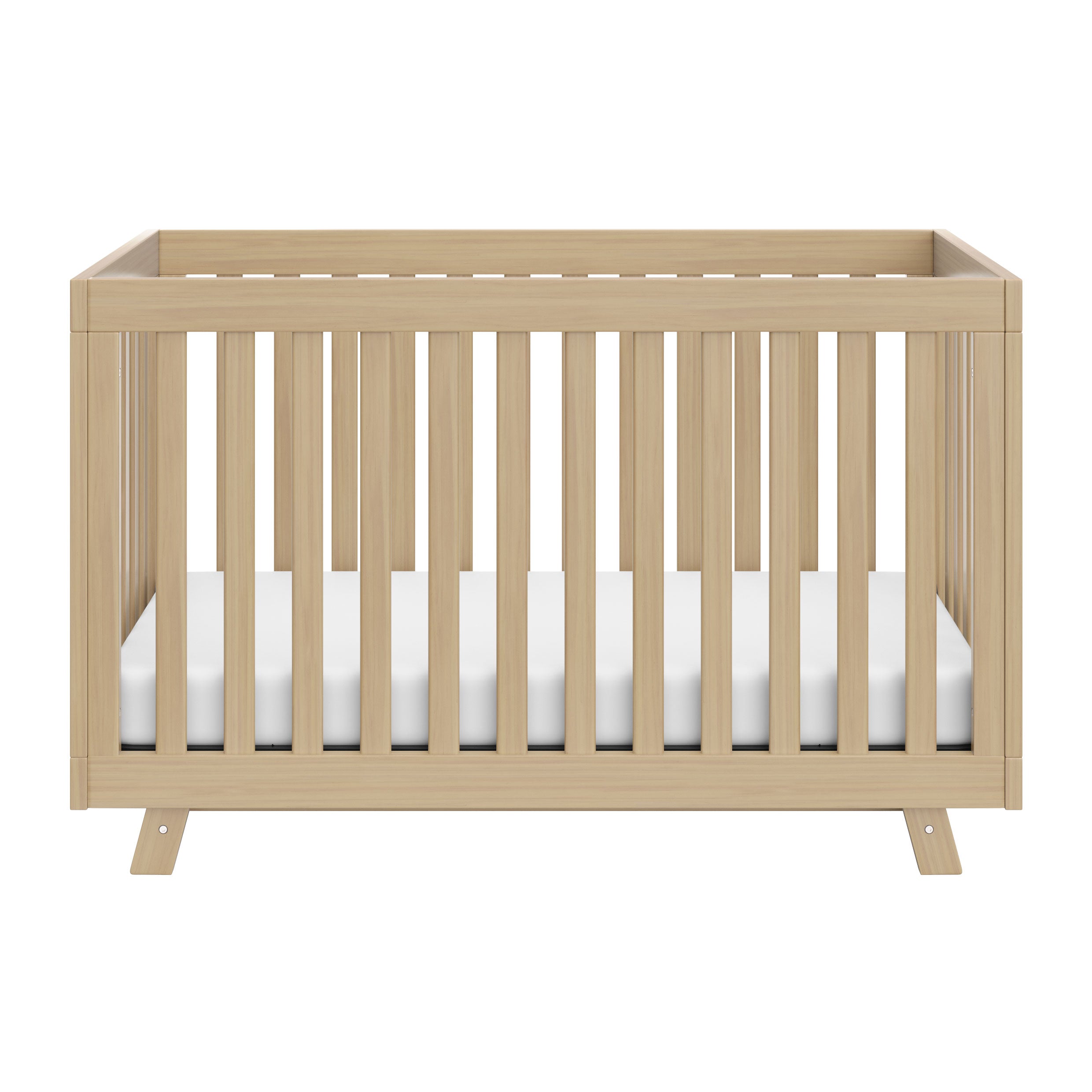 Front view of Driftwood Crib