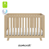 Beckett driftwood crib with GGG and PTPA logo on top left