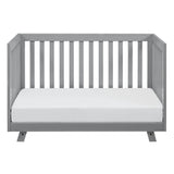 storkcraft beckett pebble gray crib daybed conversion