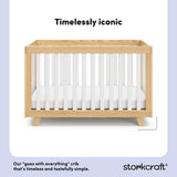 Beckett natural with white crib style callout