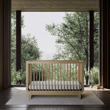 santorini crib driftwood in nursery