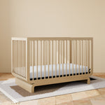 santorini crib driftwood in nursery