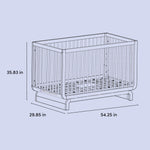 Santorini crib dimensions callout