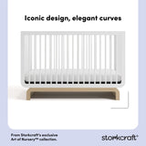 Santorini white with driftwood crib design callout