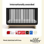 Santorini black with driftwood crib awards callout