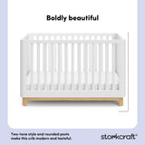 santos white with natural crib style callout