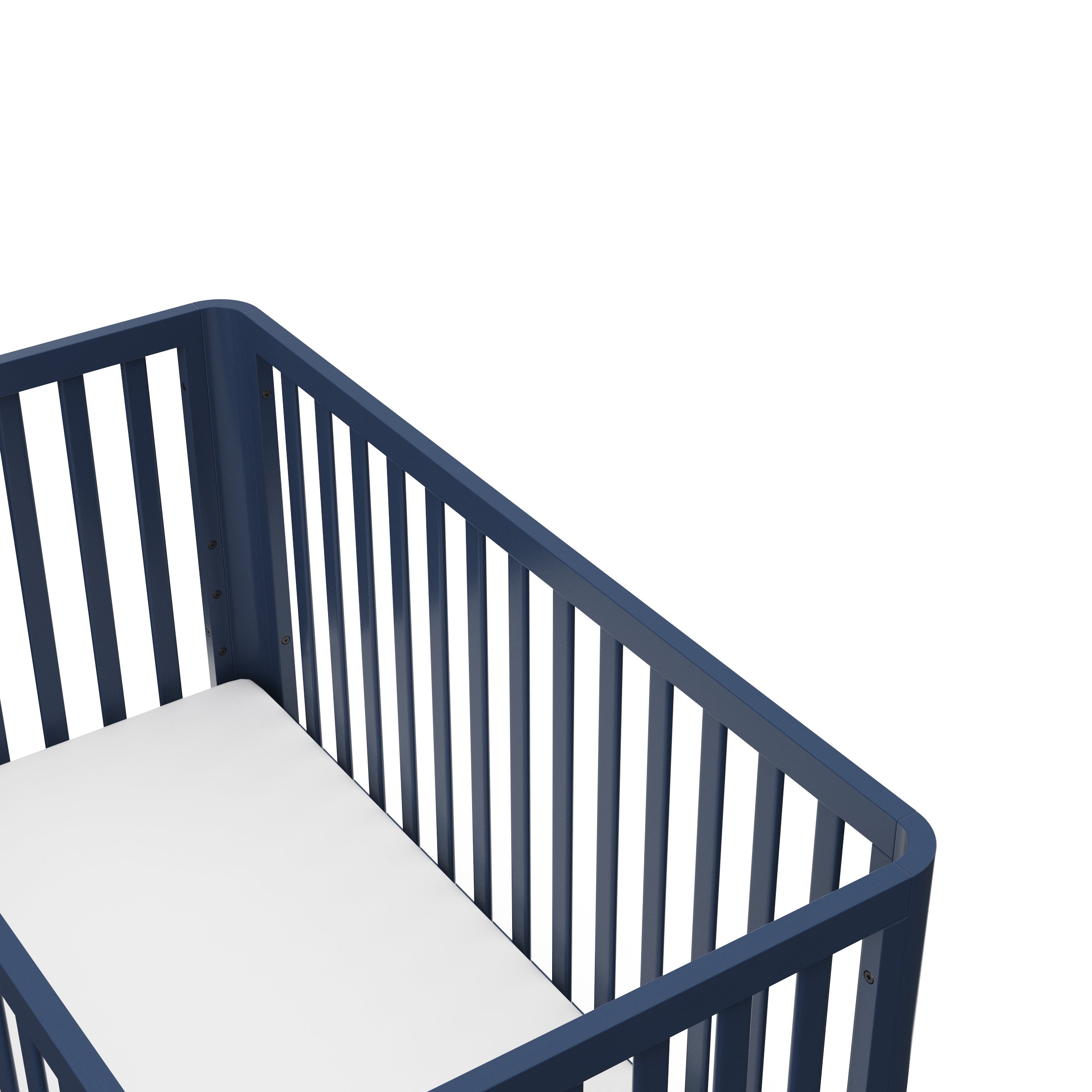 3-in-1 convertible crib different version top view
