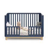 3-in-1 convertible crib different version front view
