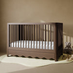 Casablanca hazelnut crib with drawer in nursery