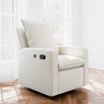 Timeless ivory glider in a nursery