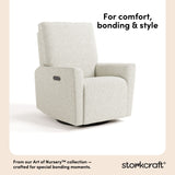 santorini ivory boucle recliner style callout