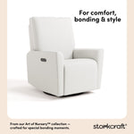 santorini ivory basketweave recliner style callout