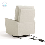 Santorini dune basketweave glider with PTPA logo on top left