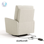 santorini dune basketweave recliner with PTPA logo on top left