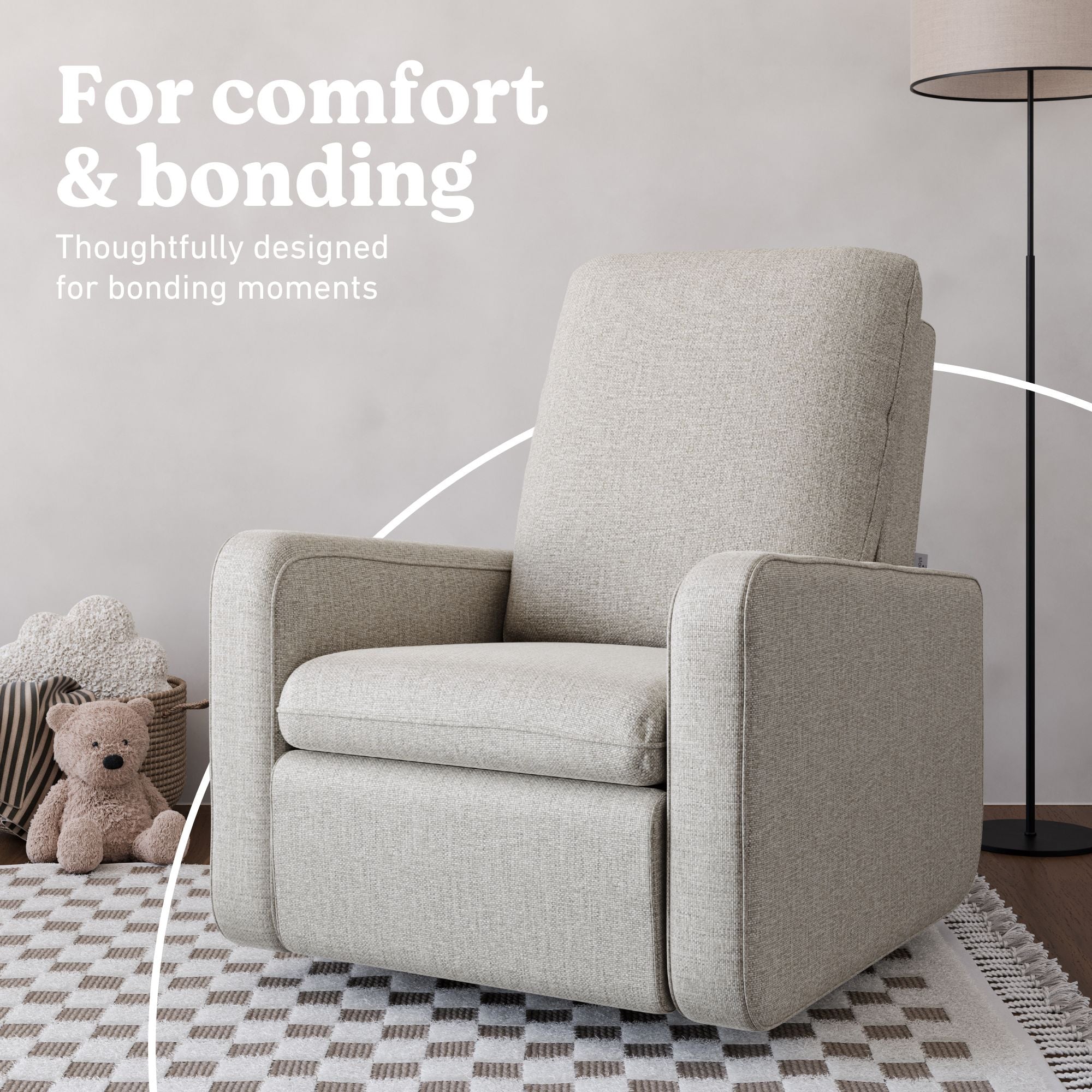 Teddi dune basketweave recliner style callout