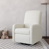 Bellwood ivory boucle power recliner in nursery