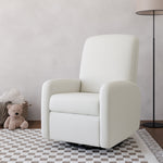 Bellwood ivory basketweave power recliner in nursery