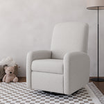 Bellwood steel basketweave power recliner in nursery