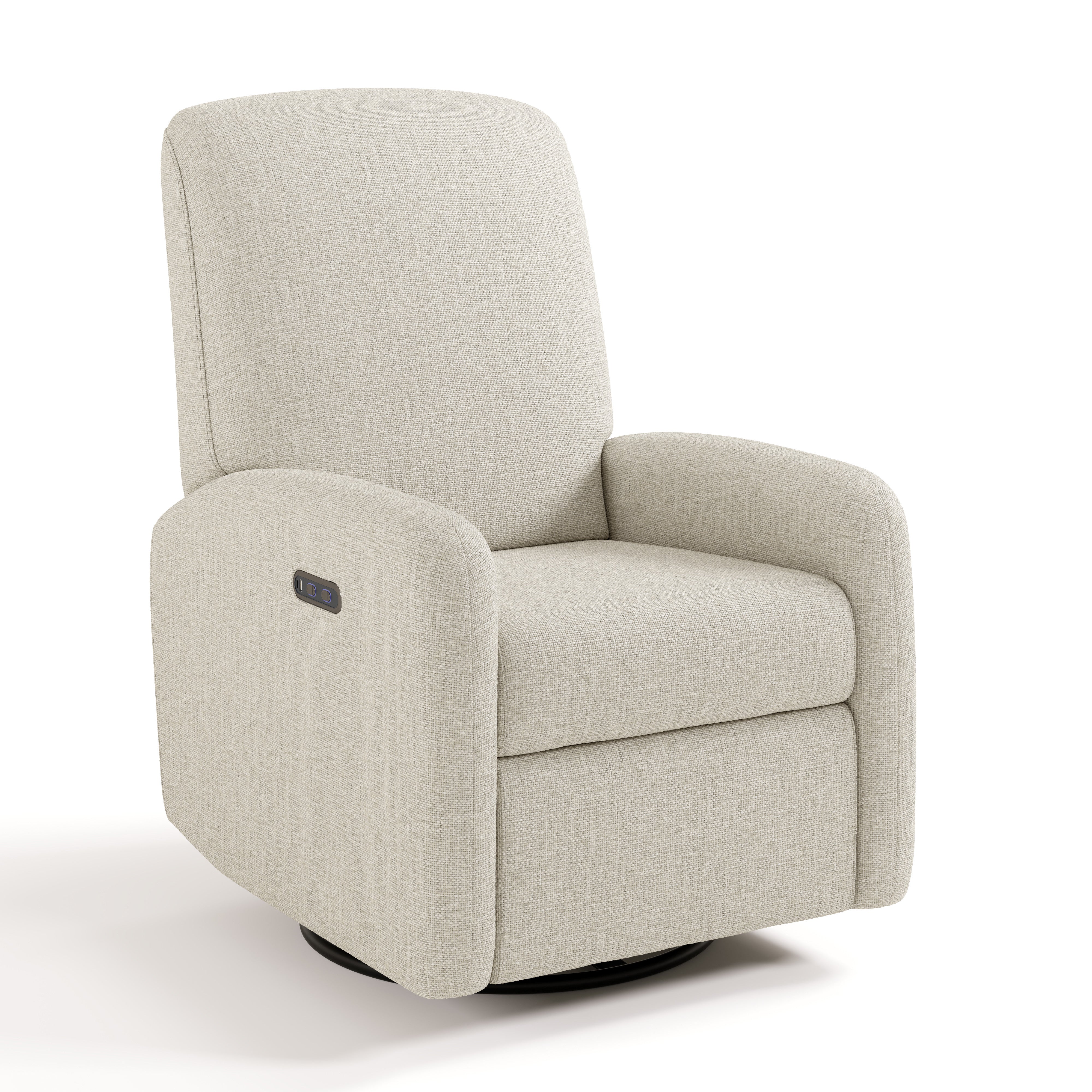 Bellwood power recliner dune basketweave angle view
